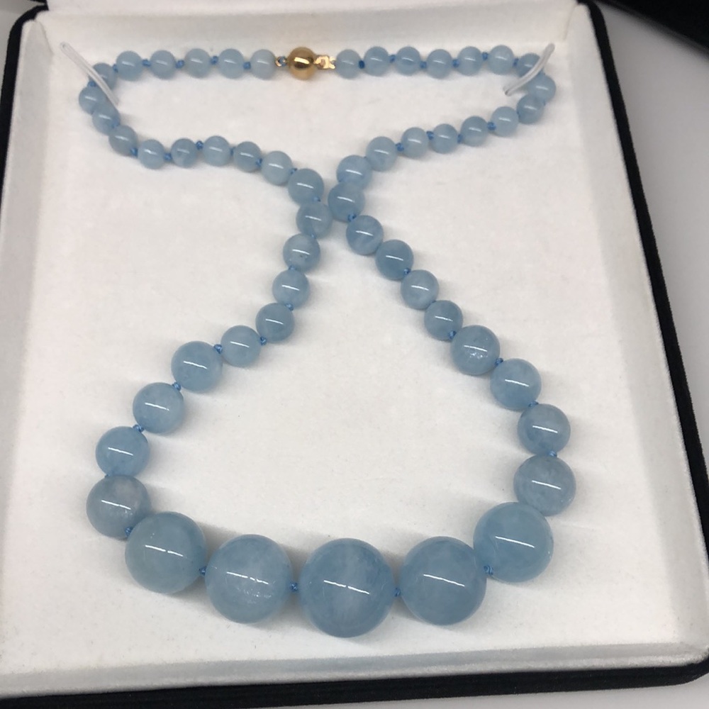 Genuine Aquamarine necklace